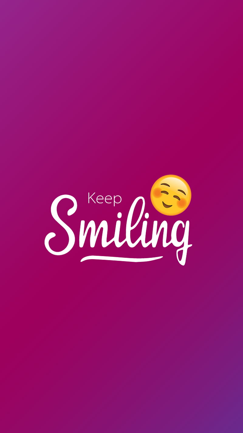 Keep smiling, emoji, happy, happy face, laugh, love, smile, smiley face, smiliey, stay happy, HD phone wallpaper