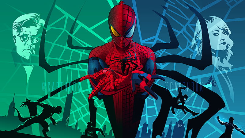 Spider Man 2020, spiderman, superheroes, artwork, HD wallpaper