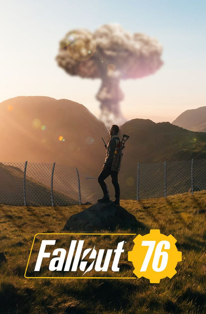 Fallout 76 NUKE, 76, cool, fallout, nuke, survival, wastelands, HD phone wallpaper