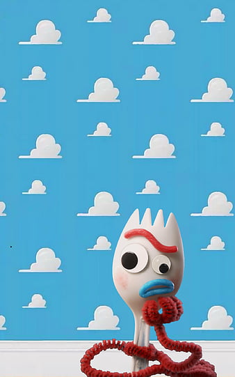 Forky, toy story, toy story 3, toy story 4, HD phone wallpaper