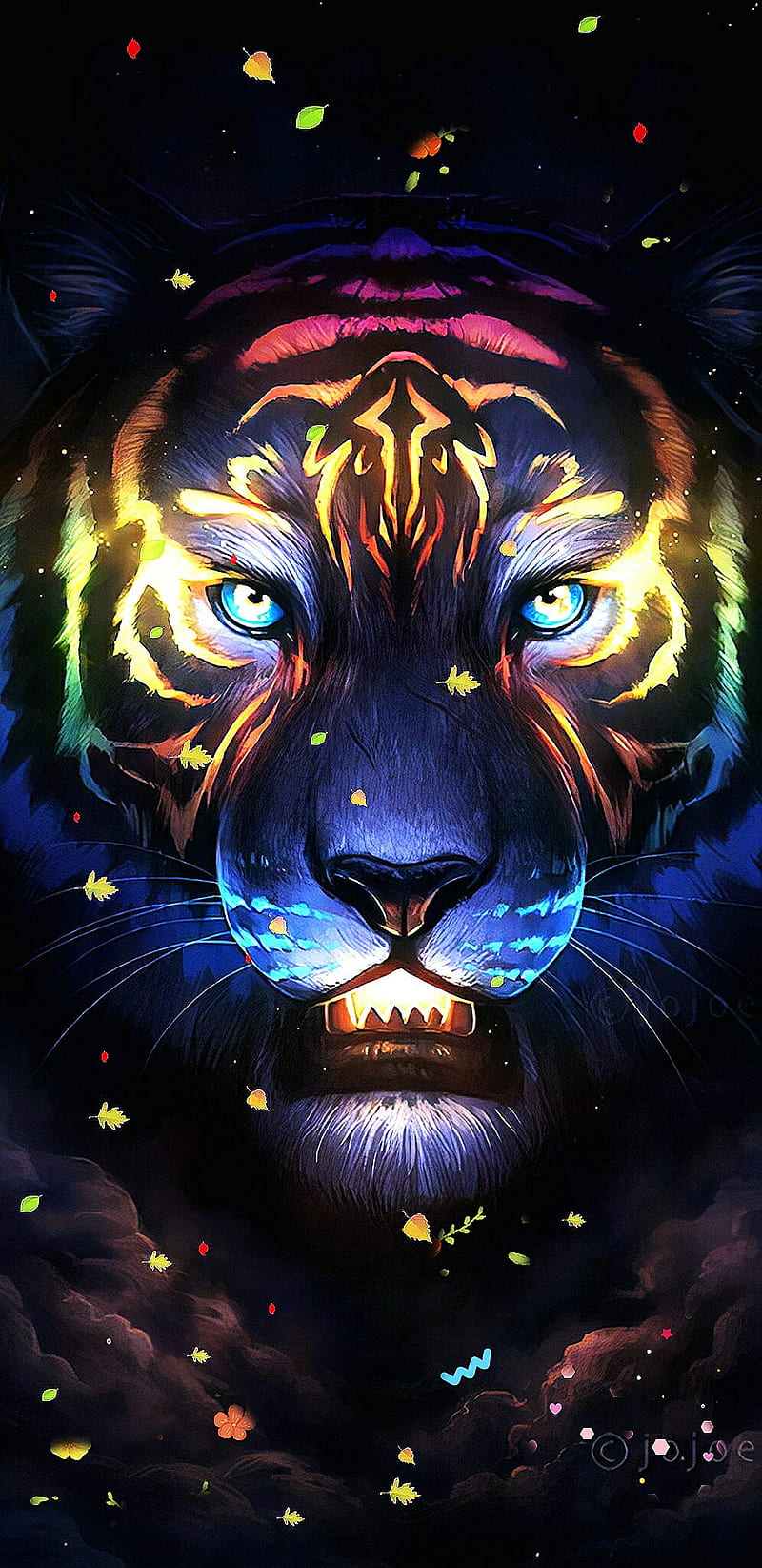 Cosmic Lion - Wallpaper by Fleimer on DeviantArt