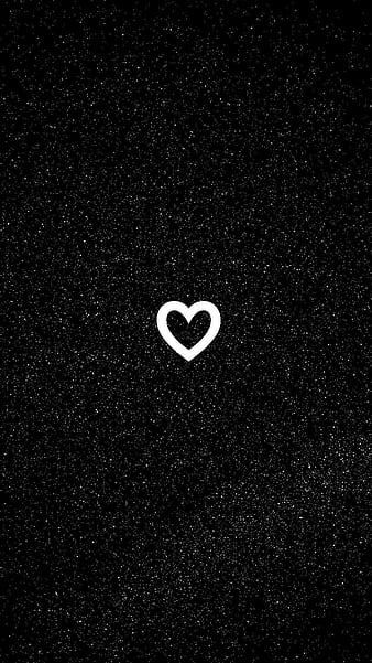 black love hearts background