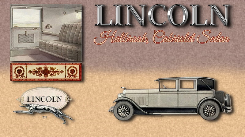 1927 Lincoln Halbrook Cabriolet Sedan, Ford Motor Company, 1927 Lincoln, Lincoln Cars, Lincoln background, Lincoln Automobiles, Lincoln, HD wallpaper