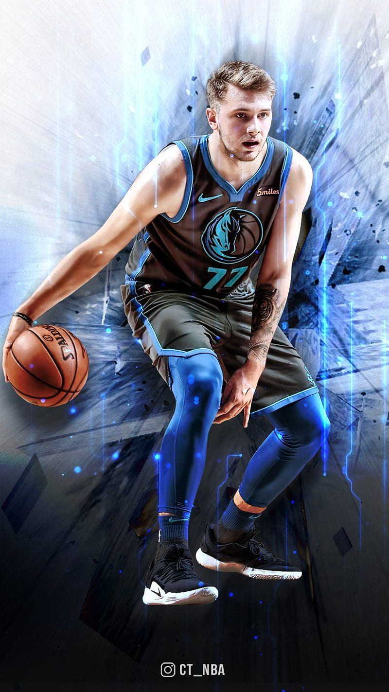 Luka doncic with the basketball Wallpapers Download  MobCup