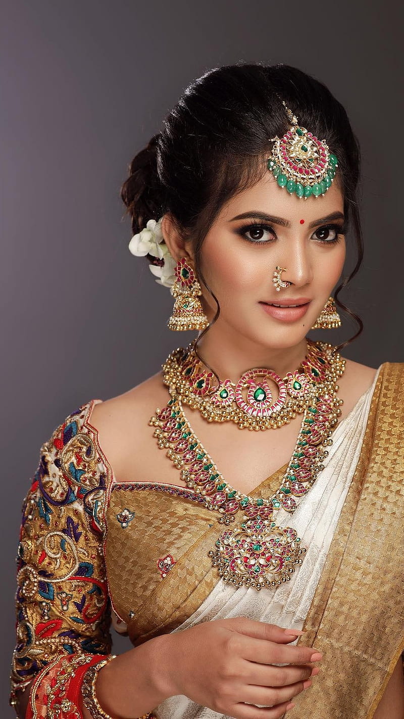 Krithika Rao , kannada actress, model, bridal, HD phone wallpaper