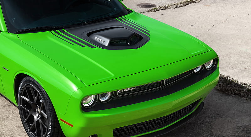 1080P free download | 2015 Dodge Challenger - Hood, car, HD wallpaper