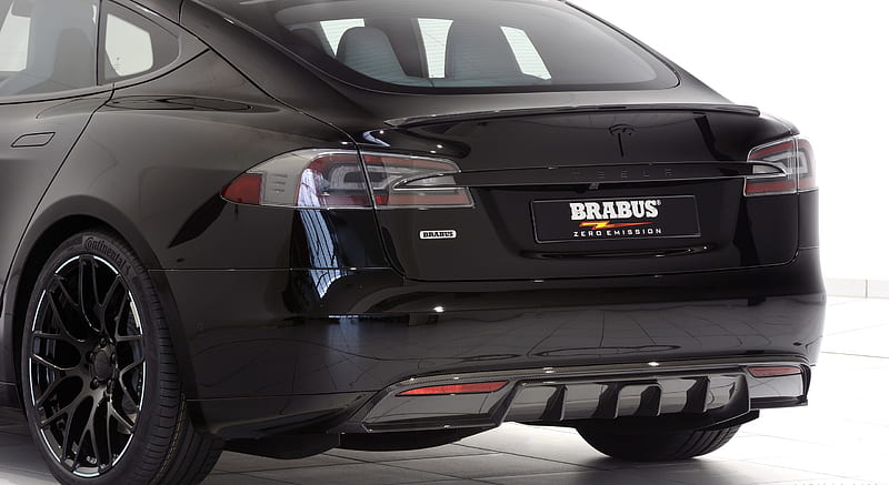 punt Quagga wildernis 2015 BRABUS ZERO EMISSION based on Tesla Model S - Rear, car, HD wallpaper  | Peakpx
