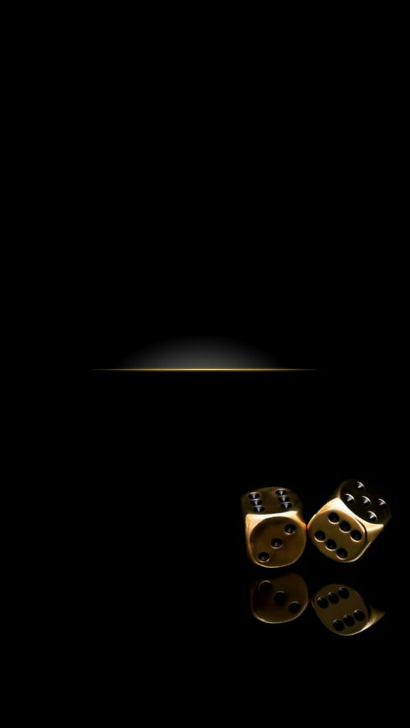 Dice, black, dices, gold, tumblr, HD phone wallpaper | Peakpx