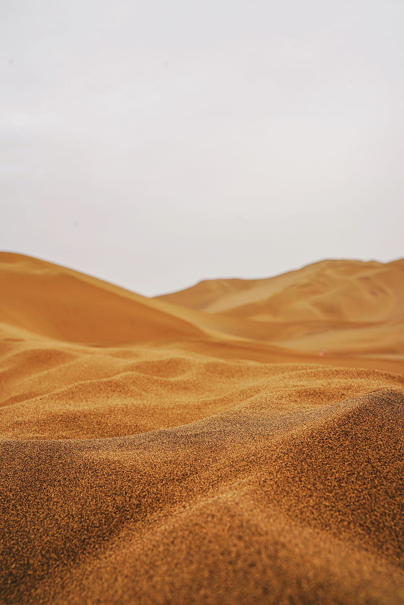 sand, desert, dunes, hilly, HD phone wallpaper