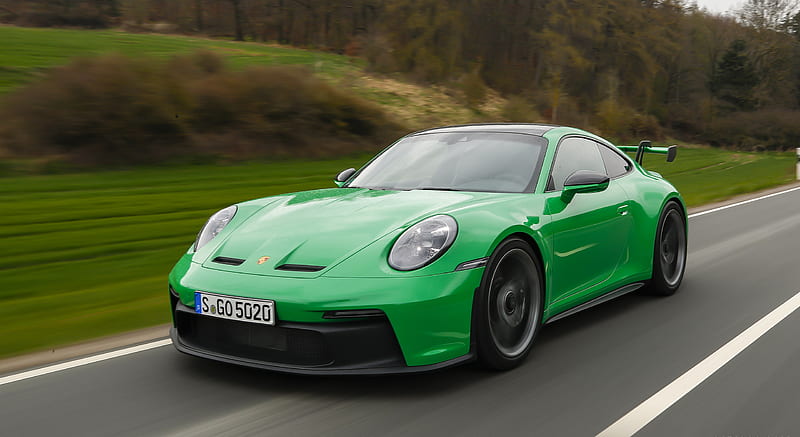 2022 Porsche 911 Gt3 Color Python Green Front Three Quarter Car Hd Wallpaper Peakpx