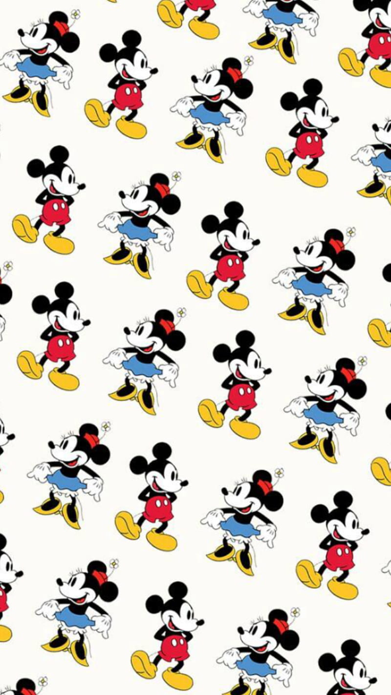 Disney, micky mouse, minnie mouse, HD phone wallpaper