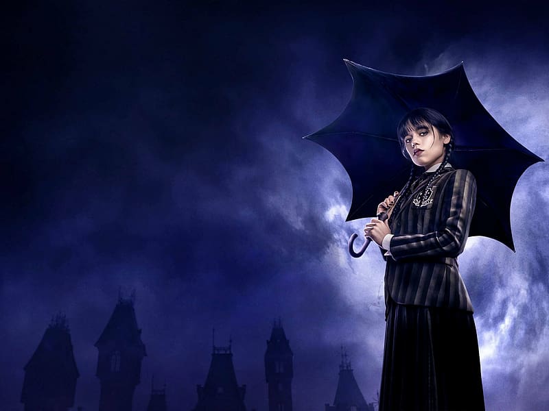 Jenna Ortega as Wednesday Addams , Netflix series, Movies, HD wallpaper
