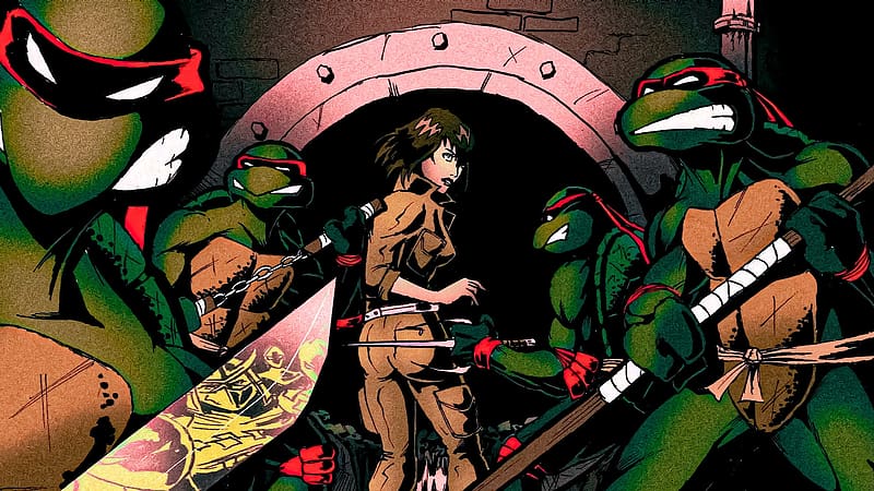 Teenage Mutant Ninja Turtles 7, Teenage Mutant Ninja Turtles, Michelangelo, Donatello, Leonardo, Raphael, HD wallpaper
