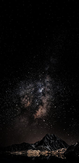 Download Dark Phone Night Sky With Stars Wallpaper