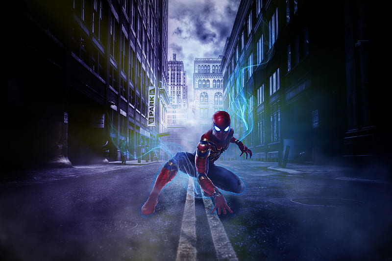 Spider Man Adventure In The Dark Streets, HD wallpaper