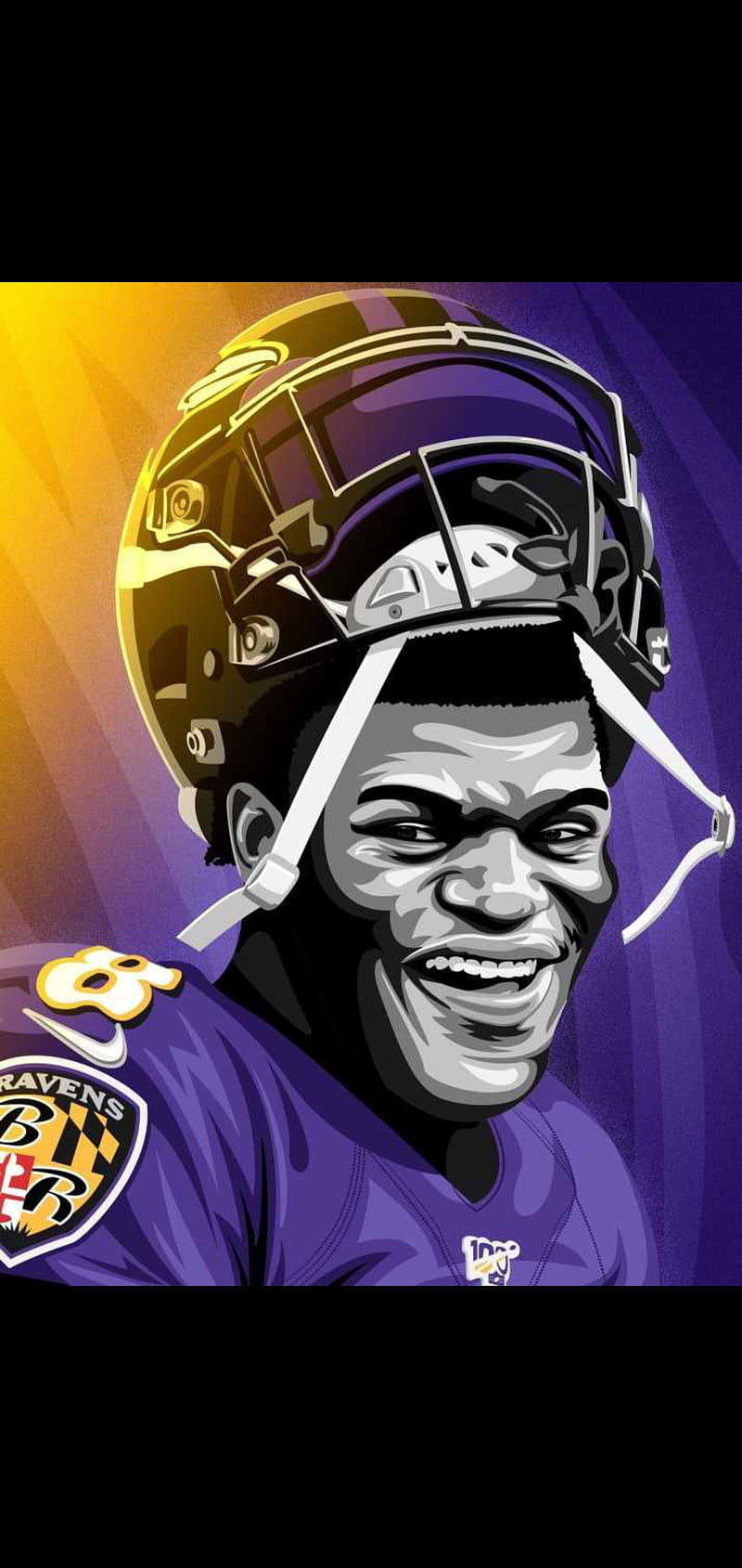 I made this Lamar Jackson live wallpaper that will work on any iPhone after  the 6s! [DOWNLOAD IN COMMENTS] : r/ravens