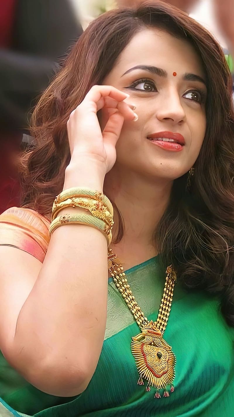 Trisha Krishnan, telugu actress, tamil actress, saree beauty, HD ...