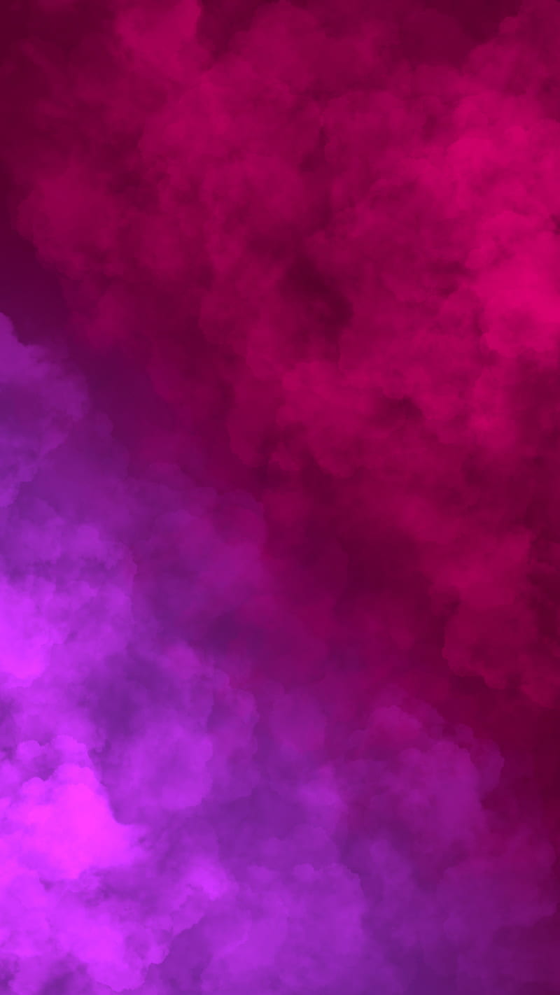 Gradient Fog 03, FMYury, abstract, attention, clouds, colorful, colors, girls, girly, layers, pink, poison, purple, red, sides, smoke, steam, two, ultraviolet, violet, warning, HD phone wallpaper