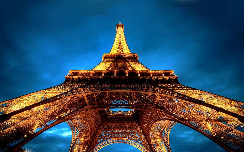 Sky, Paris, Eiffel Tower, Monuments, Tower, HD wallpaper | Peakpx