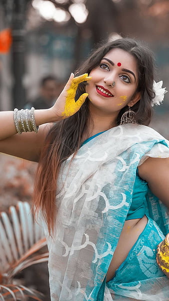 Bengali Model Rajnondini in Saree! | Saree, Model, Saree dress