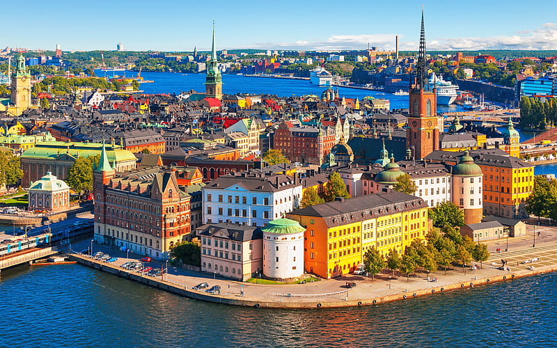 Stockholm Sweden, old city, capital of Sweden, Europe, HD wallpaper