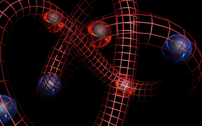 Wire Frame, abstract, 3d and cg, HD wallpaper
