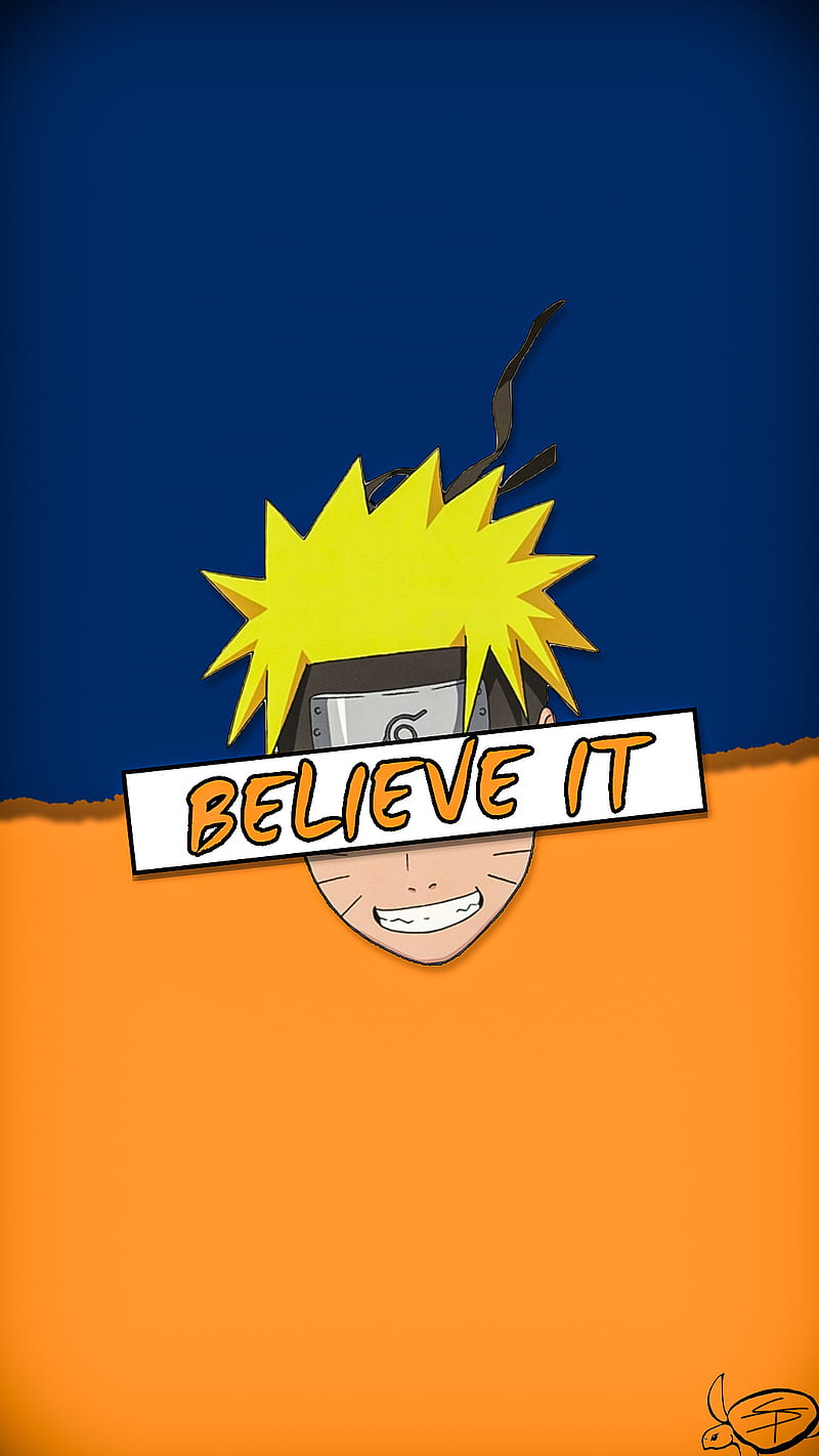 Naruto Believe It, anime, anime , believe it, manga, naruto, HD phone wallpaper