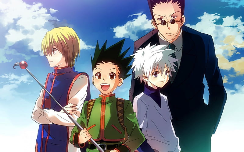 Download Sitting Gon And Killua Of Hunter X Hunter Iphone Wallpaper