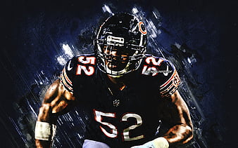 Download NFL Chicago Bears Khalil Mack No. 52 Wallpaper