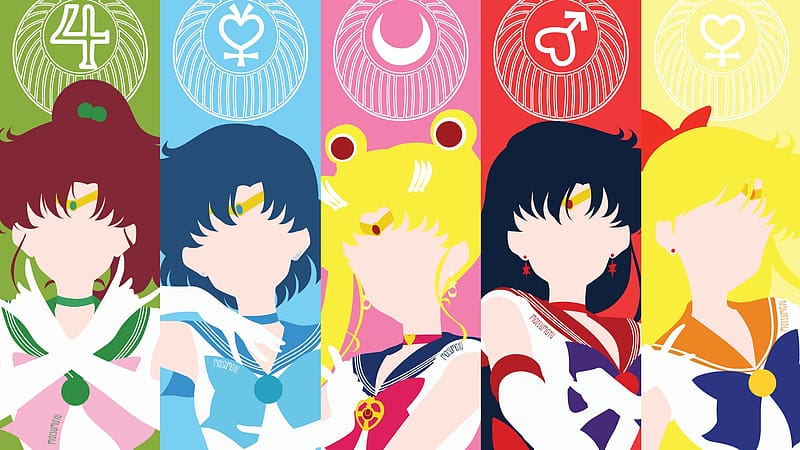 Anime, Sailor Moon, Usagi Tsukino, Minako Aino, Ami Mizuno, Makoto Kino, Rei Hino, Sailor Moon Crystal, HD wallpaper