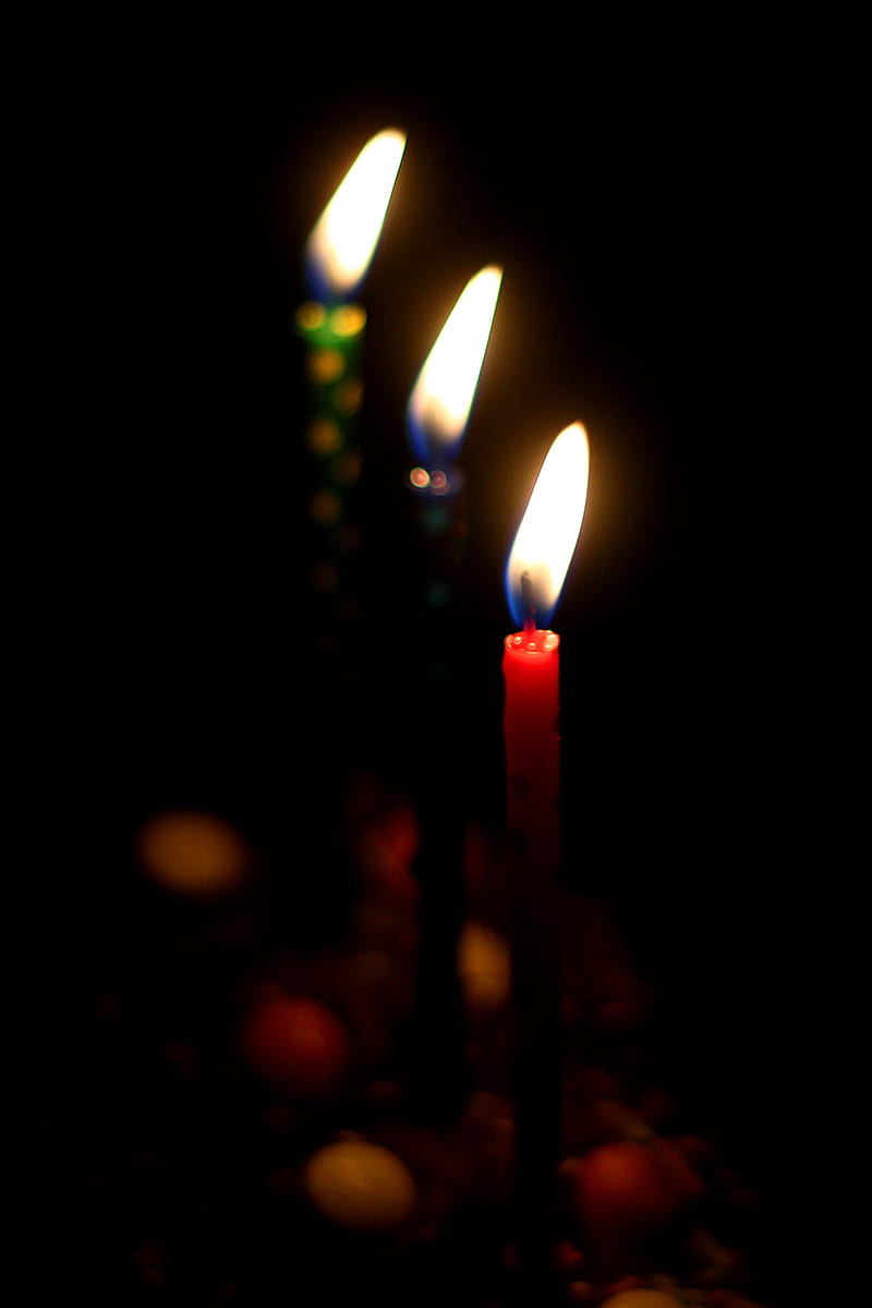 Candles, flame, darkness, fire, HD phone wallpaper | Peakpx