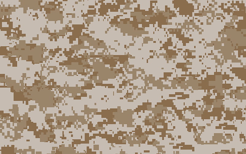 brown camouflage, pixel camouflage, desert camouflage, multi-scale camouflage, military camouflage, brown camouflage background, camouflage pattern, camouflage backgrounds, pixel camouflage patterns, camouflage textures, HD wallpaper