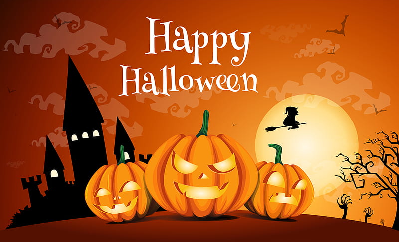 Holiday, Halloween, Jack-O'-Lantern, Happy Halloween, HD wallpaper | Peakpx