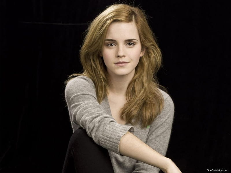 Emma Watson, female, actress, sweet smile, pretty face, long blonde hair, HD wallpaper
