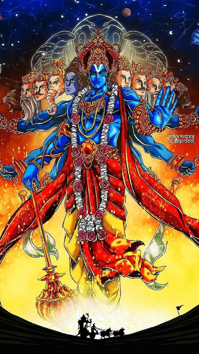 Vishnu Bhagwan Ke, bhagwan vishnu, lord, god, HD phone wallpaper