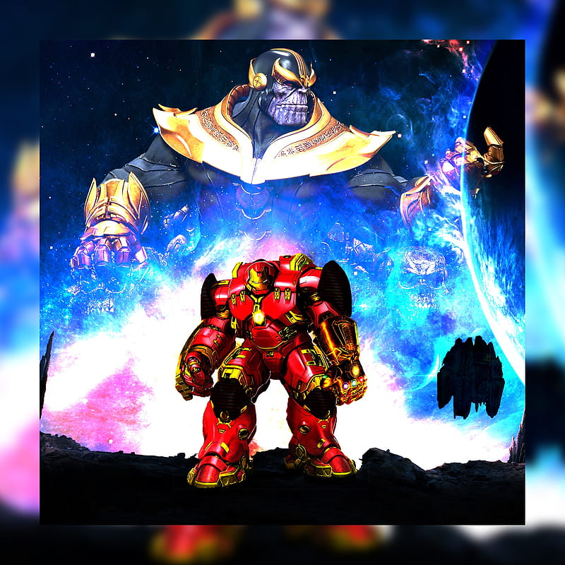 Thanosbuster, black, buster, hit, iron, man, super, thanos, theme, HD phone wallpaper