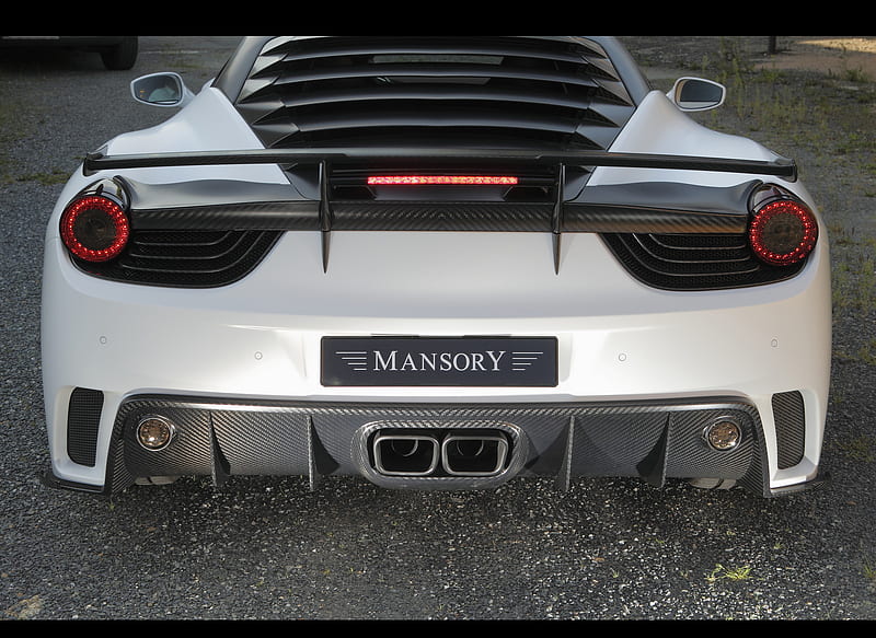 2011 Mansory Siracusa based on Ferrari 458 Italia - Rear, car, HD wallpaper