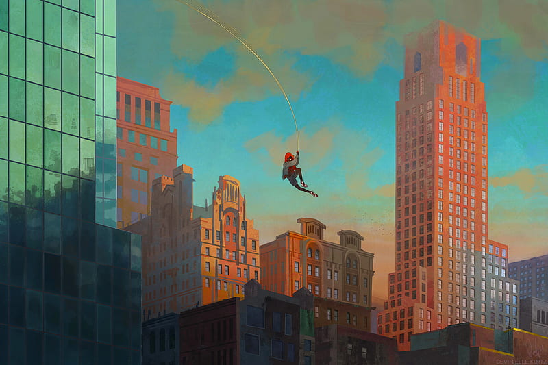 Spider-Man, Spider-Man: Into The Spider-Verse, HD wallpaper | Peakpx