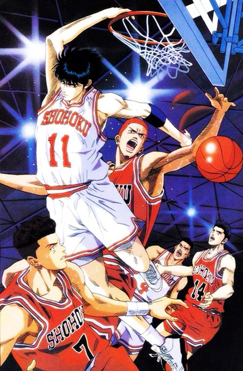 Slam Dunk Basket Hisashi Mitsui Slam Dunk Kaede Rukawa Takeiko Inoue Ryota Miyagi Hd Mobile Wallpaper Peakpx