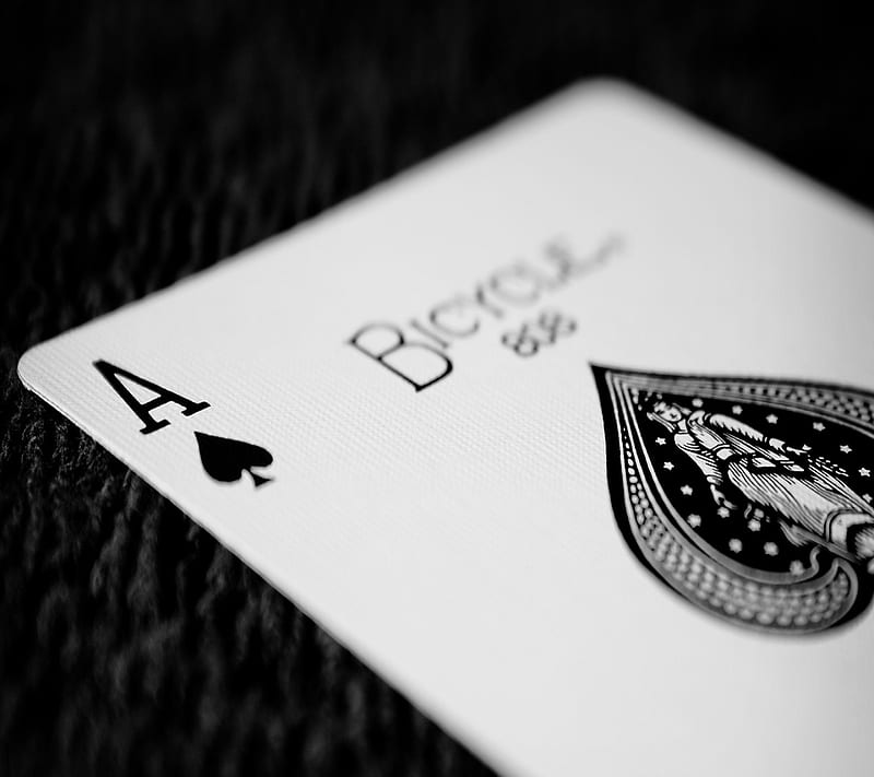 Ace of Spades, cards, cool, playing, HD wallpaper