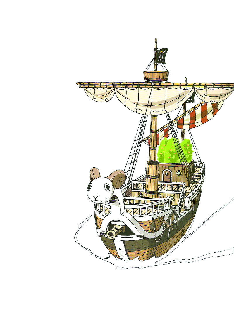artwork, anime, ship, sailing ship, vehicle, simple background, white background, HD phone wallpaper