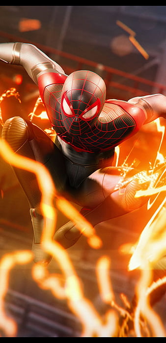 Spiderman miles Morales HD wallpaper | Marvel spiderman art, Spiderman  pictures, Marvel spiderman