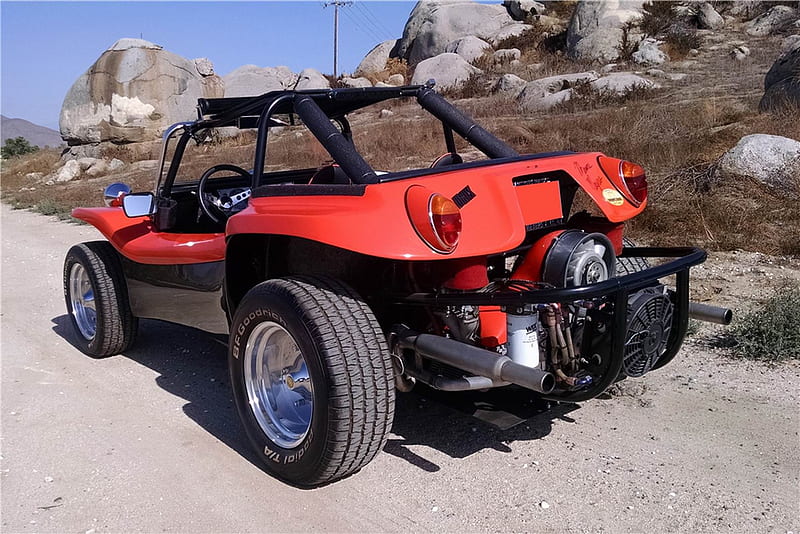 1972 Meyers Manx Dune Buggy 1915cc 4-Speed, Red, Buggy, 1915cc, Manx, 4-Speed, Dune, Old-Timer, Car, Meyers, HD wallpaper