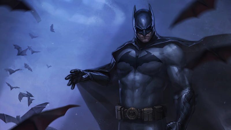 The Batmans Grave, batman, superheroes, artist, artwork, digital-art, artstation, HD wallpaper