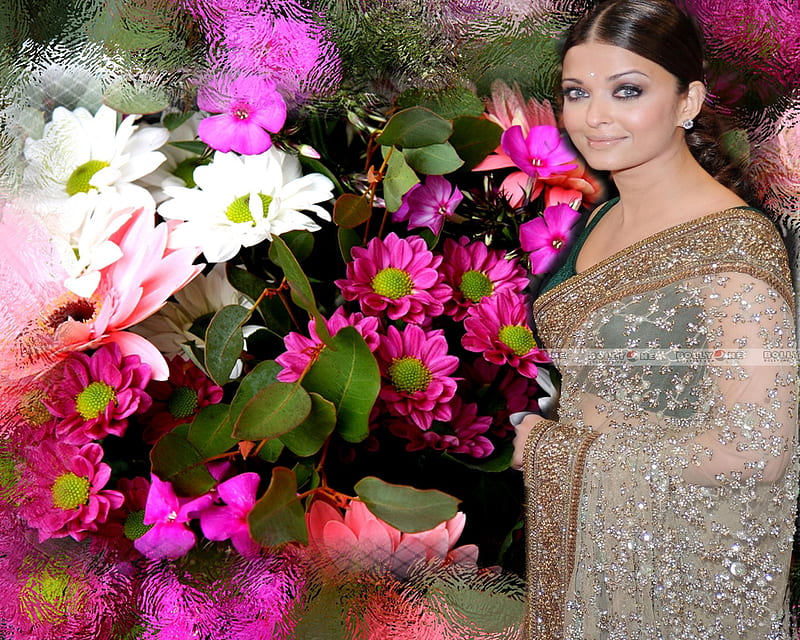 floal aish, flowers, aishwarya rai, aish, floral, HD wallpaper