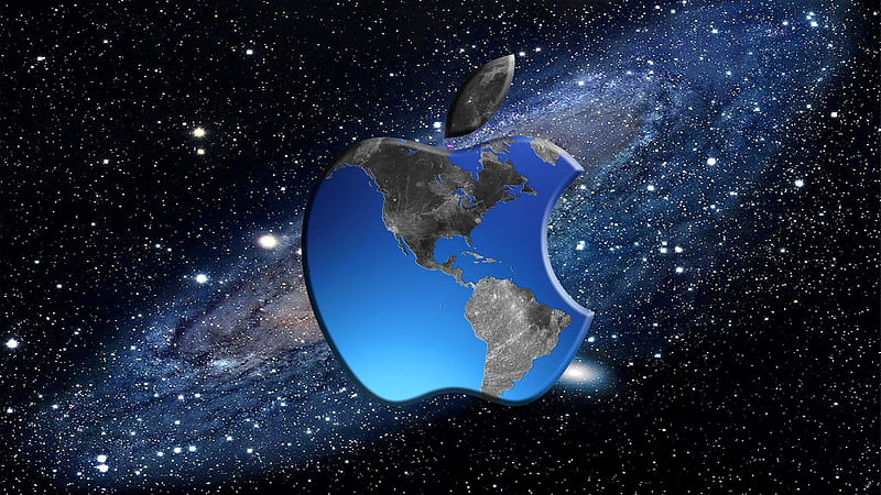 World wide live - Apple, world, magic, fruit, all, splendor, blue, live,  apple, HD wallpaper | Peakpx