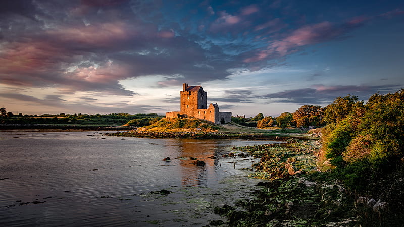 Dunguaire Castle Ireland, HD wallpaper
