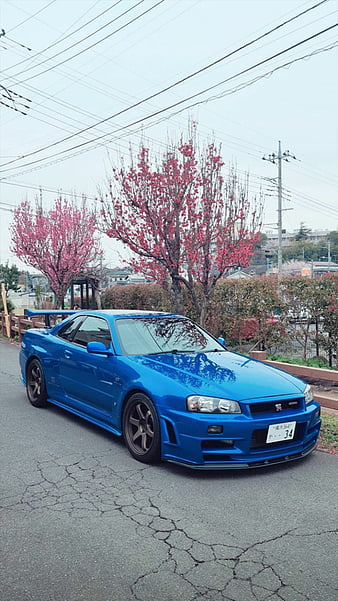 Download Nissan Skyline GT-R R34 HD 4K iPhone IX Android Wallpaper -  GetWalls.io