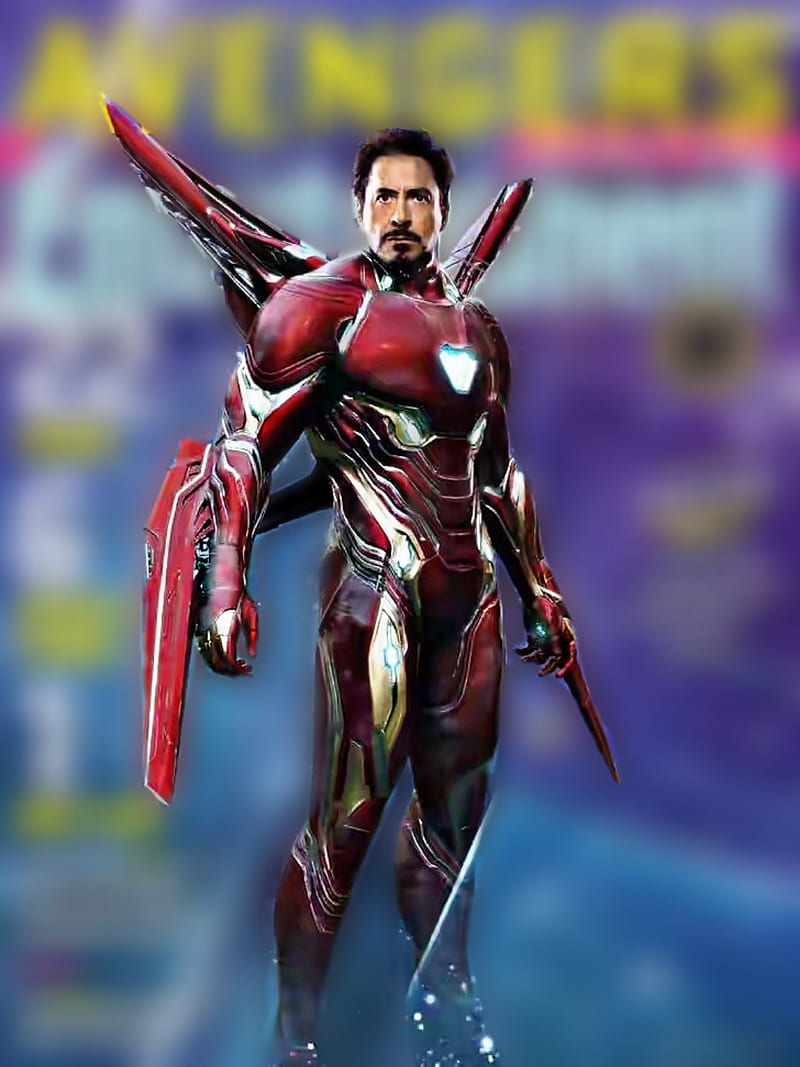Bleeding edge armor, avengers, infinity war, marvels soul, new armor, space suit, tony stark, HD phone wallpaper
