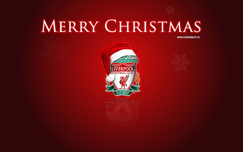 Merry Christmas!, soccer, christmas, liverpool, football, lfc, HD wallpaper